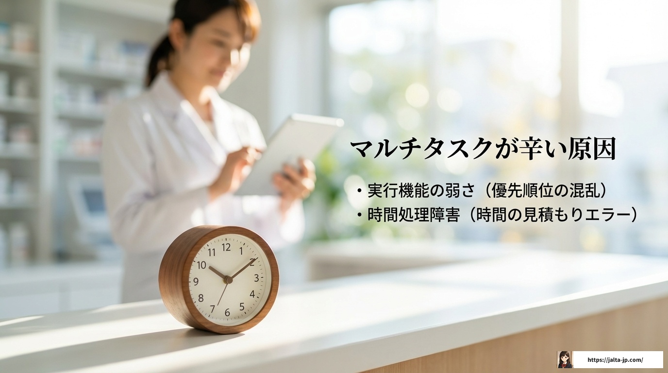 ADHDで薬剤師に向いてない?悩む理由と適職への転職戦略