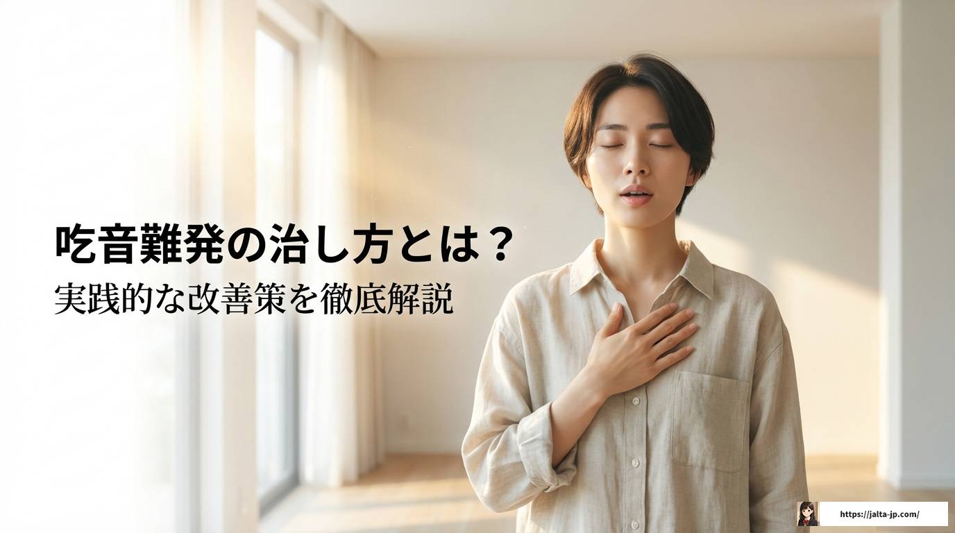 吃音難発の治し方とは？知恵袋の噂や実践的な改善策を徹底解説