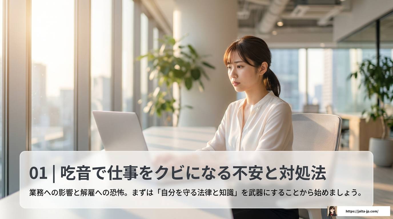 吃音で仕事をクビになる?解雇の不安を解消する実践的ガイド