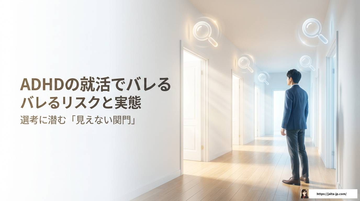 ADHDの就活でバレるリスクと対策!不安を解消する完全ガイド