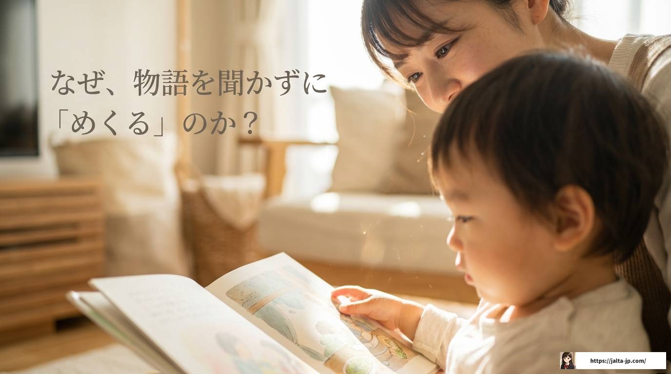 自閉症の子が絵本をめくるのはなぜ?感覚特性と発達を促す支援