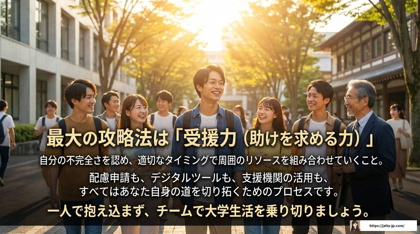 ADHDで大学生活を乗り切る！配慮や支援の活用法と就活対策