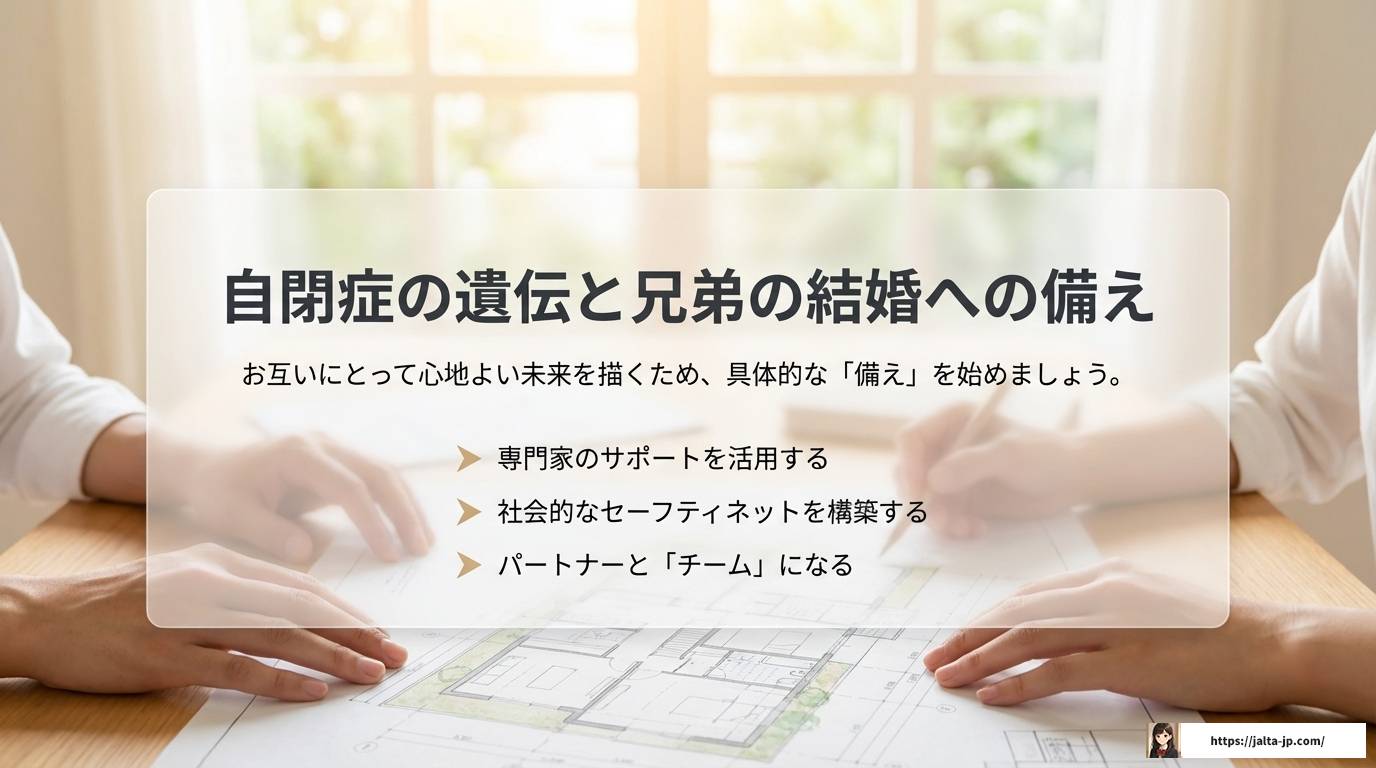 自閉症の遺伝や兄弟の結婚に悩むあなたへ！不安を解消する備えと知識