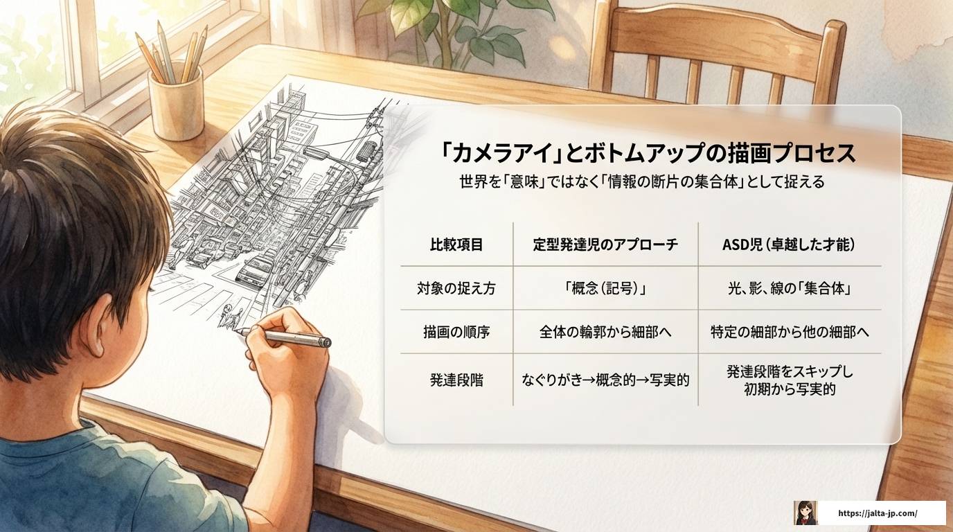 自閉症の人が絵がうまいのはなぜ?驚きの才能と視覚の秘密に迫る