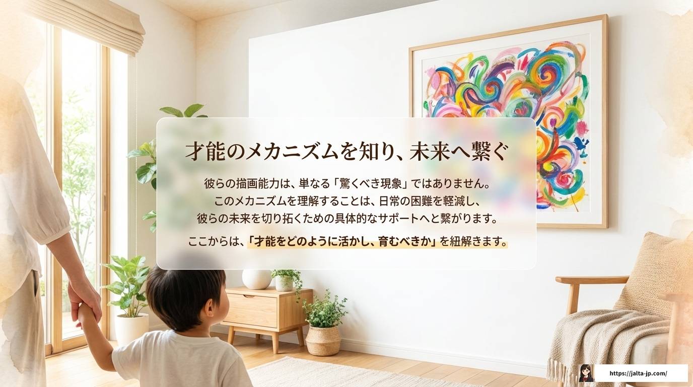 自閉症の人が絵がうまいのはなぜ?驚きの才能と視覚の秘密に迫る