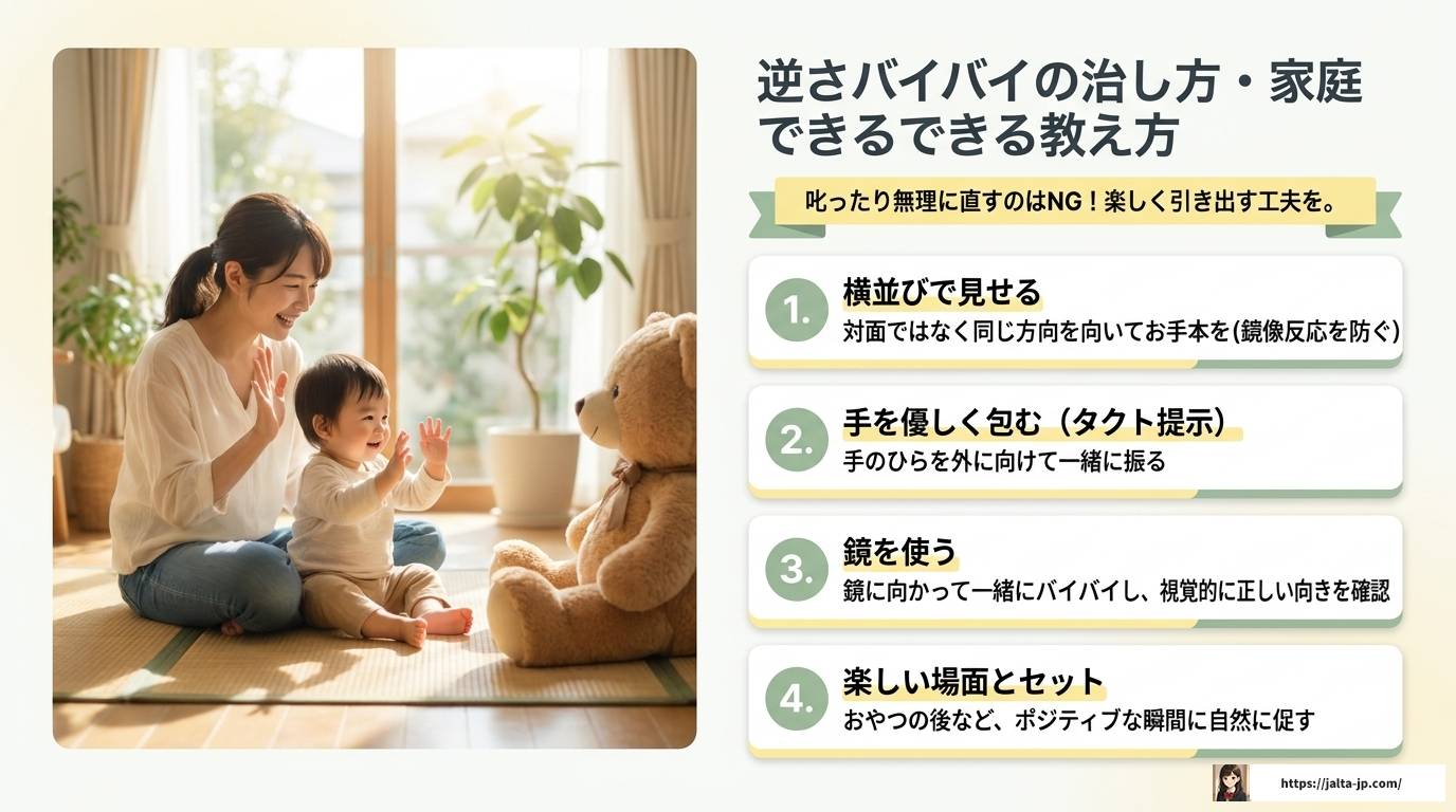 逆さバイバイで自閉症か不安な親へ知恵袋より確かな答え