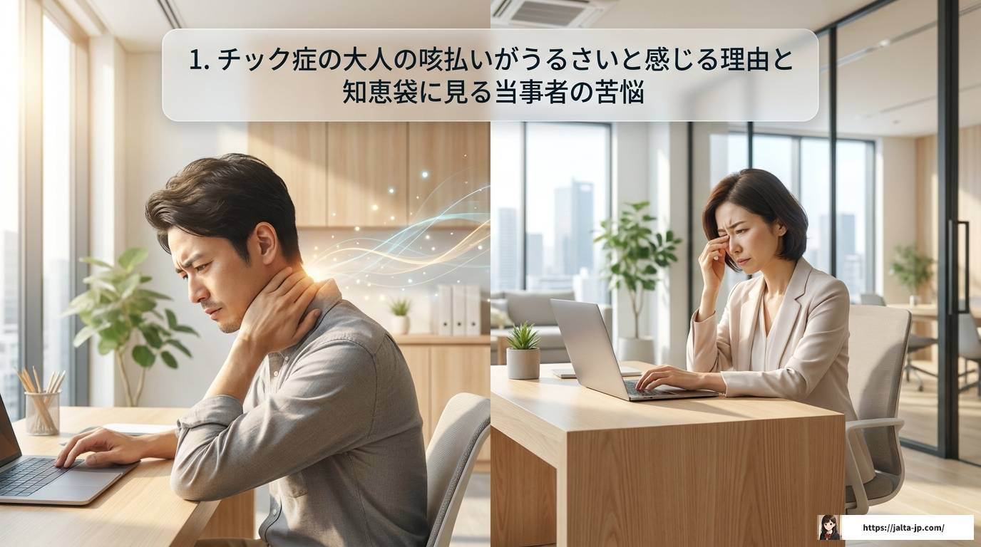 チック症の大人の咳払いがうるさい?知恵袋より深い対策と理解