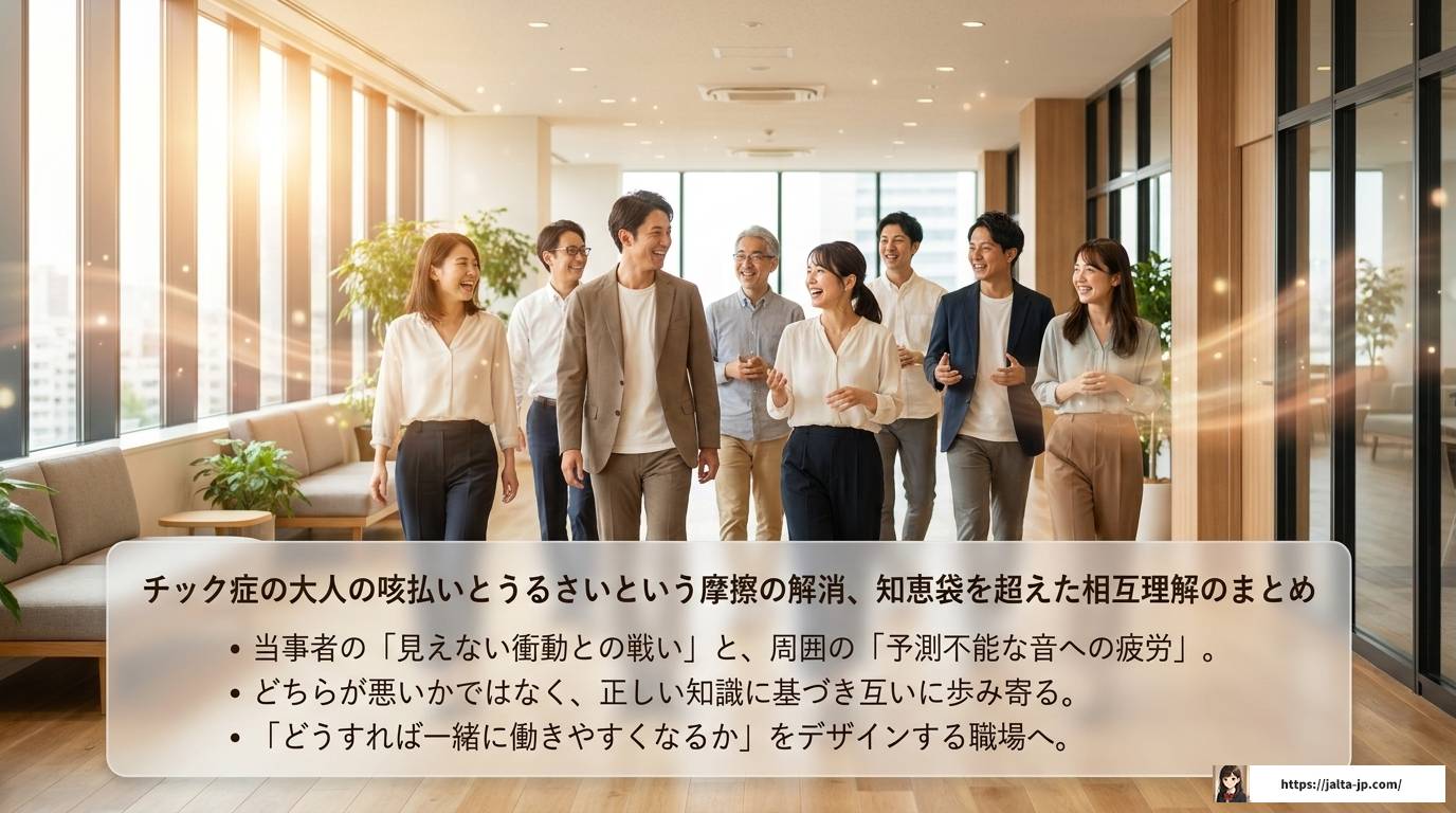 チック症の大人の咳払いがうるさい?知恵袋より深い対策と理解