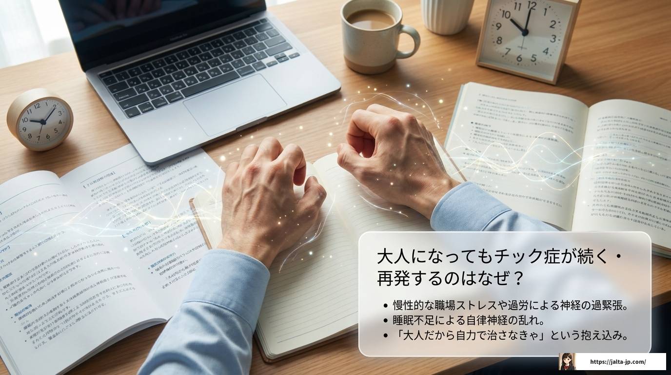 チック症の大人の咳払いがうるさい?知恵袋より深い対策と理解