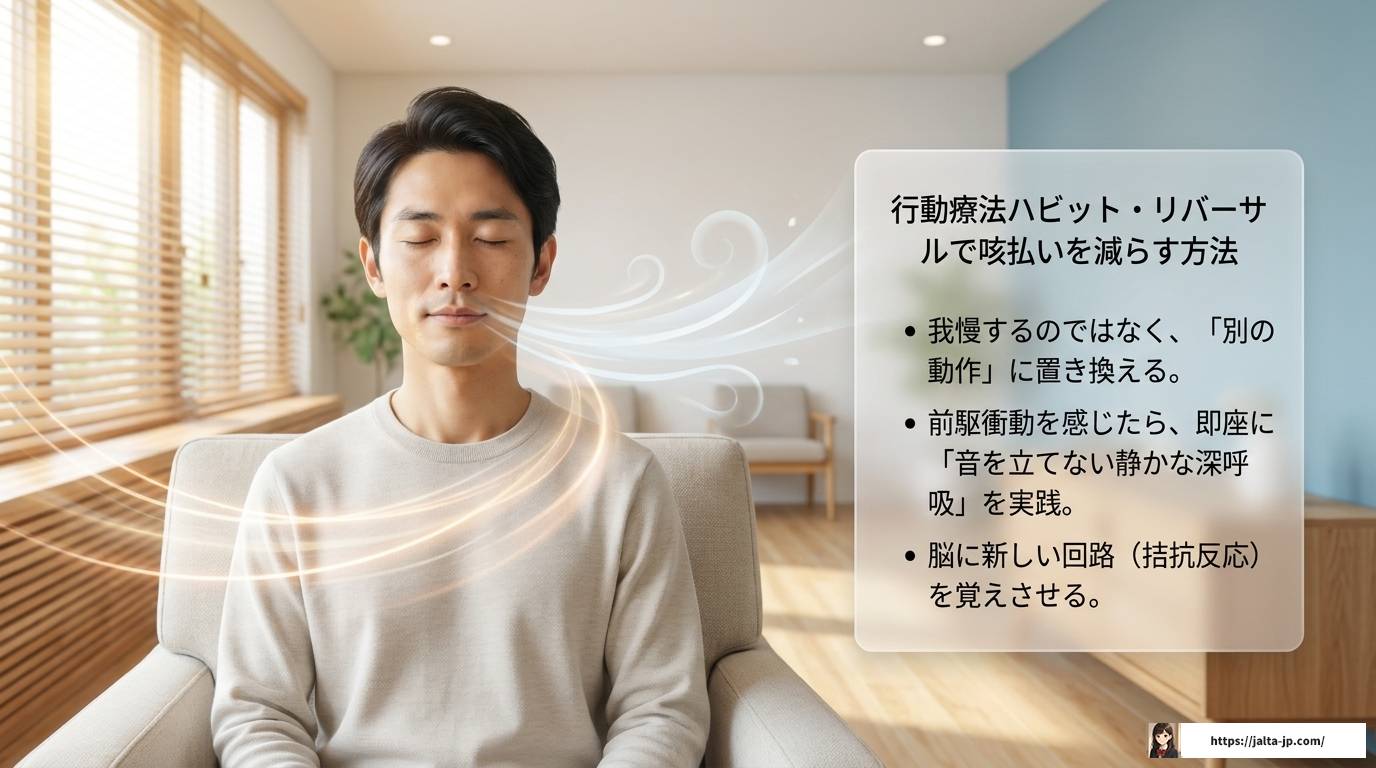 チック症の大人の咳払いがうるさい?知恵袋より深い対策と理解