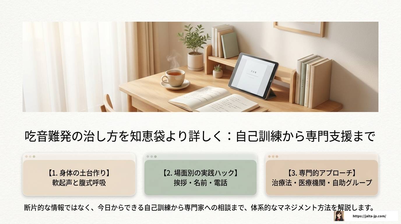 吃音の難発、治し方を知恵袋より詳しく解説します