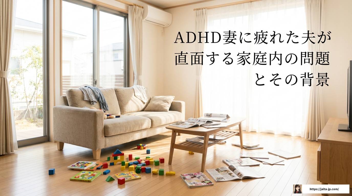 ADHD妻に疲れた夫へ贈る共生と回復の完全ガイド