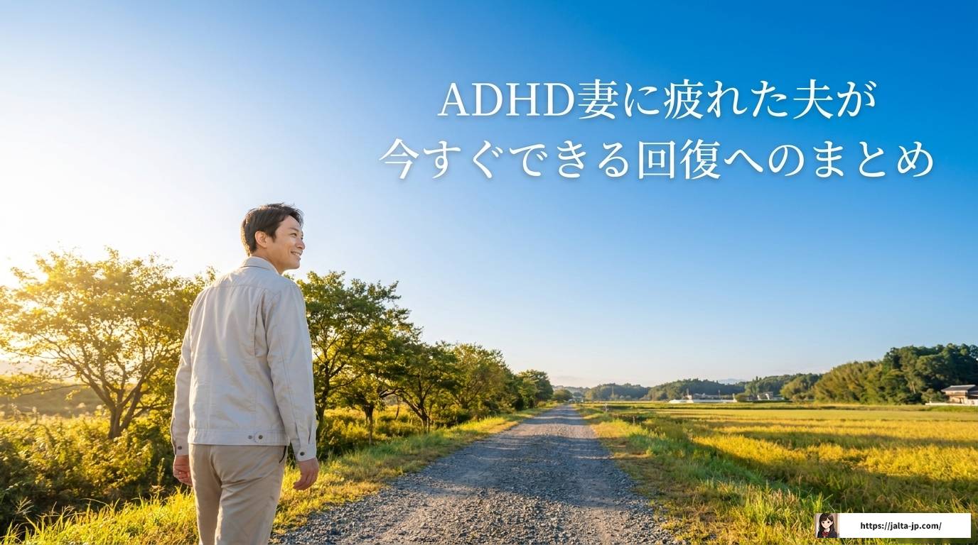 ADHD妻に疲れた夫へ贈る共生と回復の完全ガイド