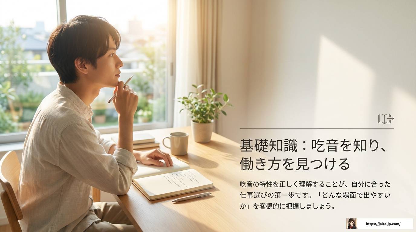 吃音があってもバイトできる！仕事選びと対策の完全ガイド