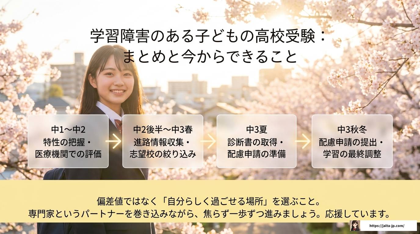 学習障害のある子どもが高校受験を乗り越えるための完全ガイド