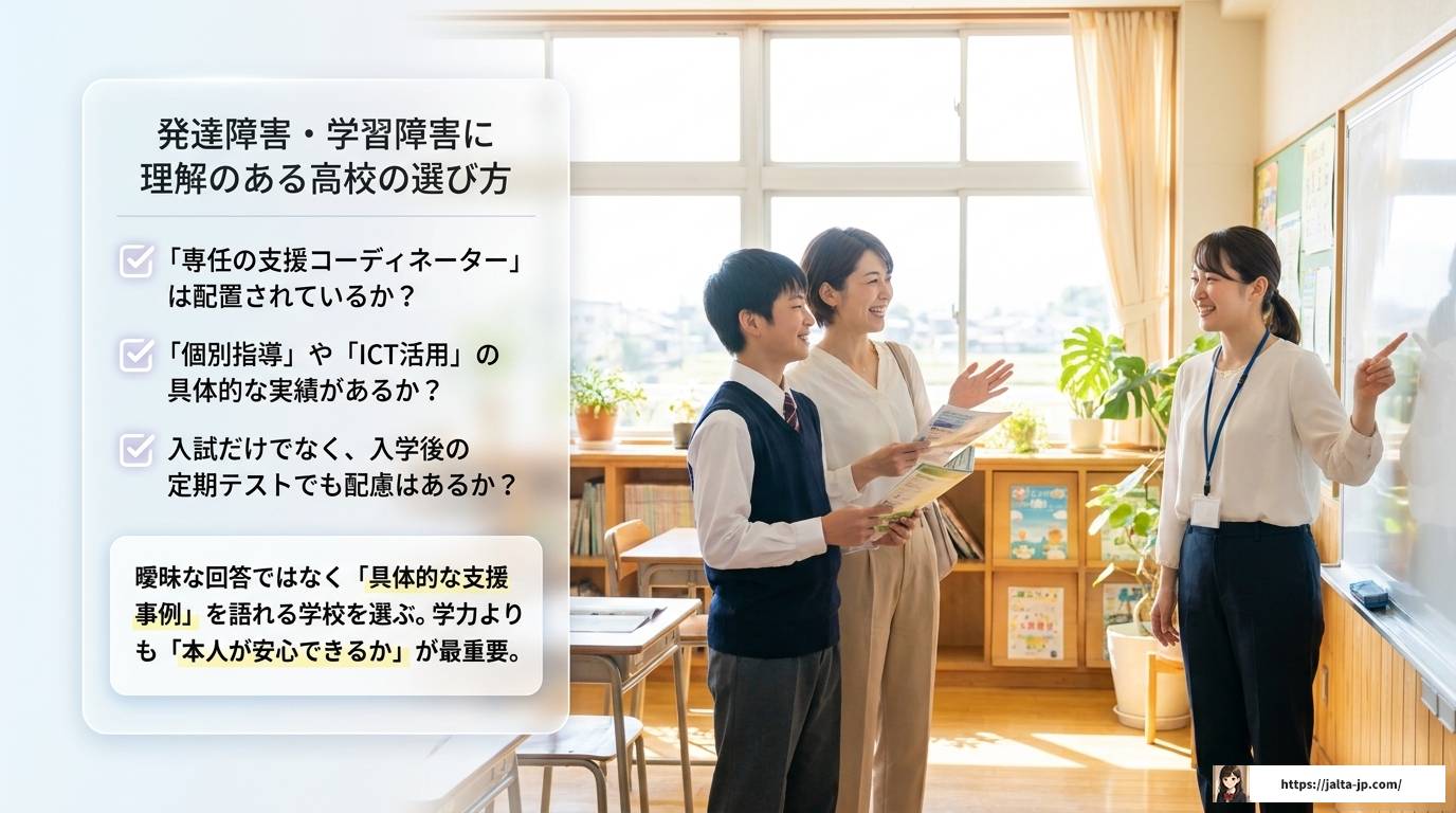 学習障害のある子どもが高校受験を乗り越えるための完全ガイド