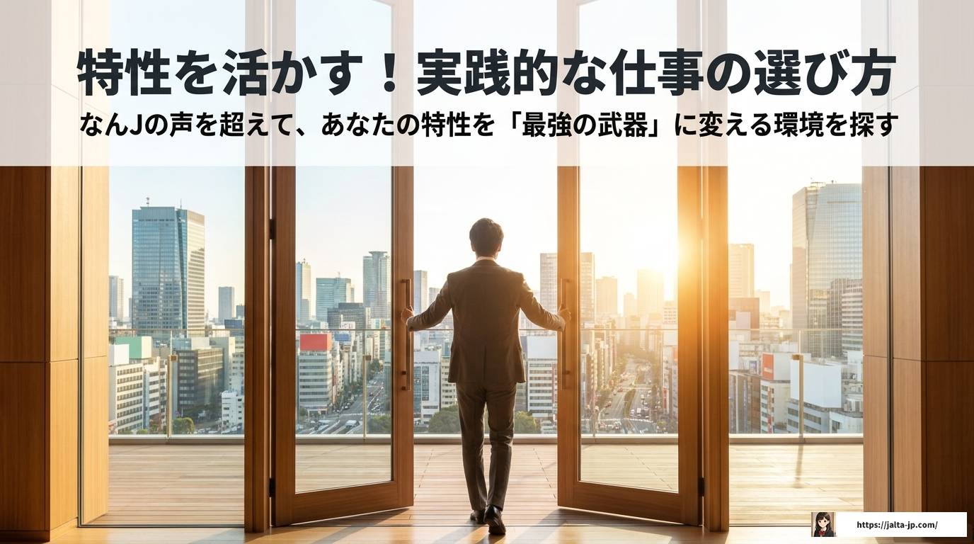 ADHDに向いてる仕事をなんJのリアルな声から徹底解説