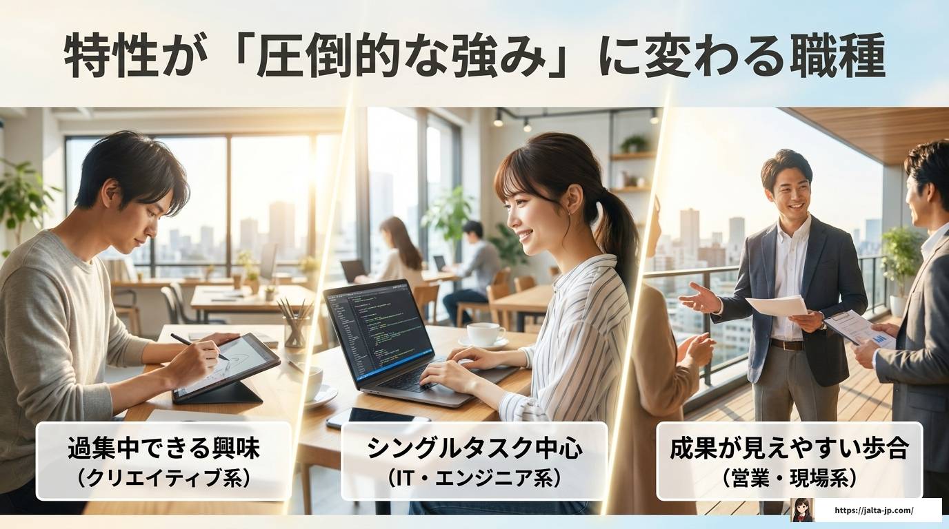 ADHDに向いてる仕事をなんJのリアルな声から徹底解説