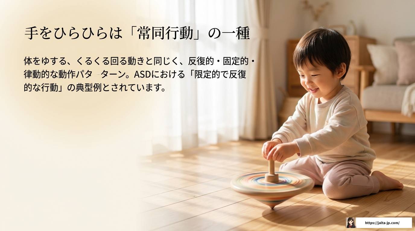 自閉症の手をひらひらとはどんな動き?原因・見分け方・対応法
