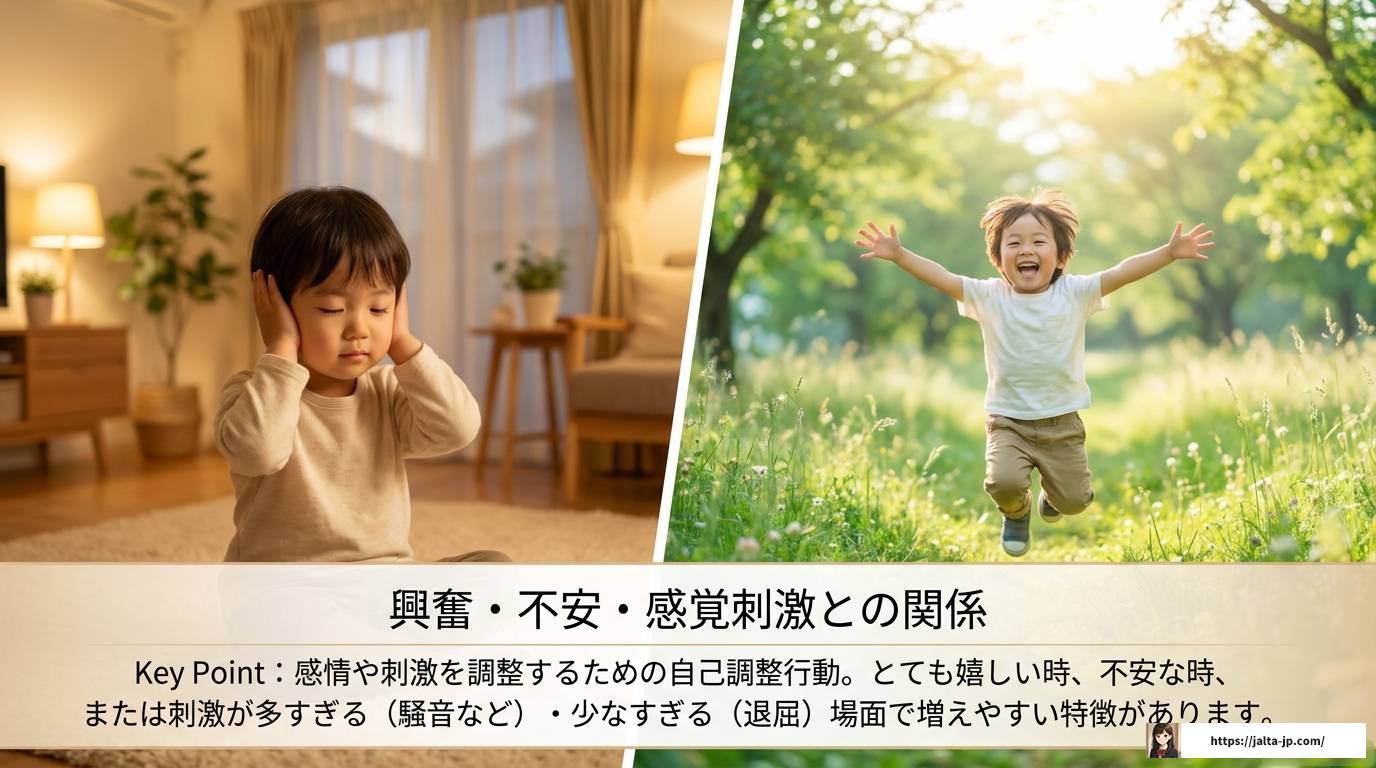 自閉症の手をひらひらとはどんな動き?原因・見分け方・対応法