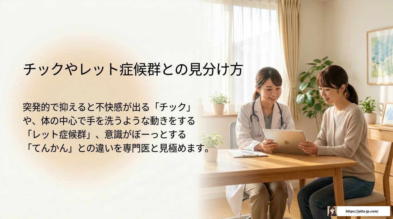 自閉症の手をひらひらとはどんな動き?原因・見分け方・対応法