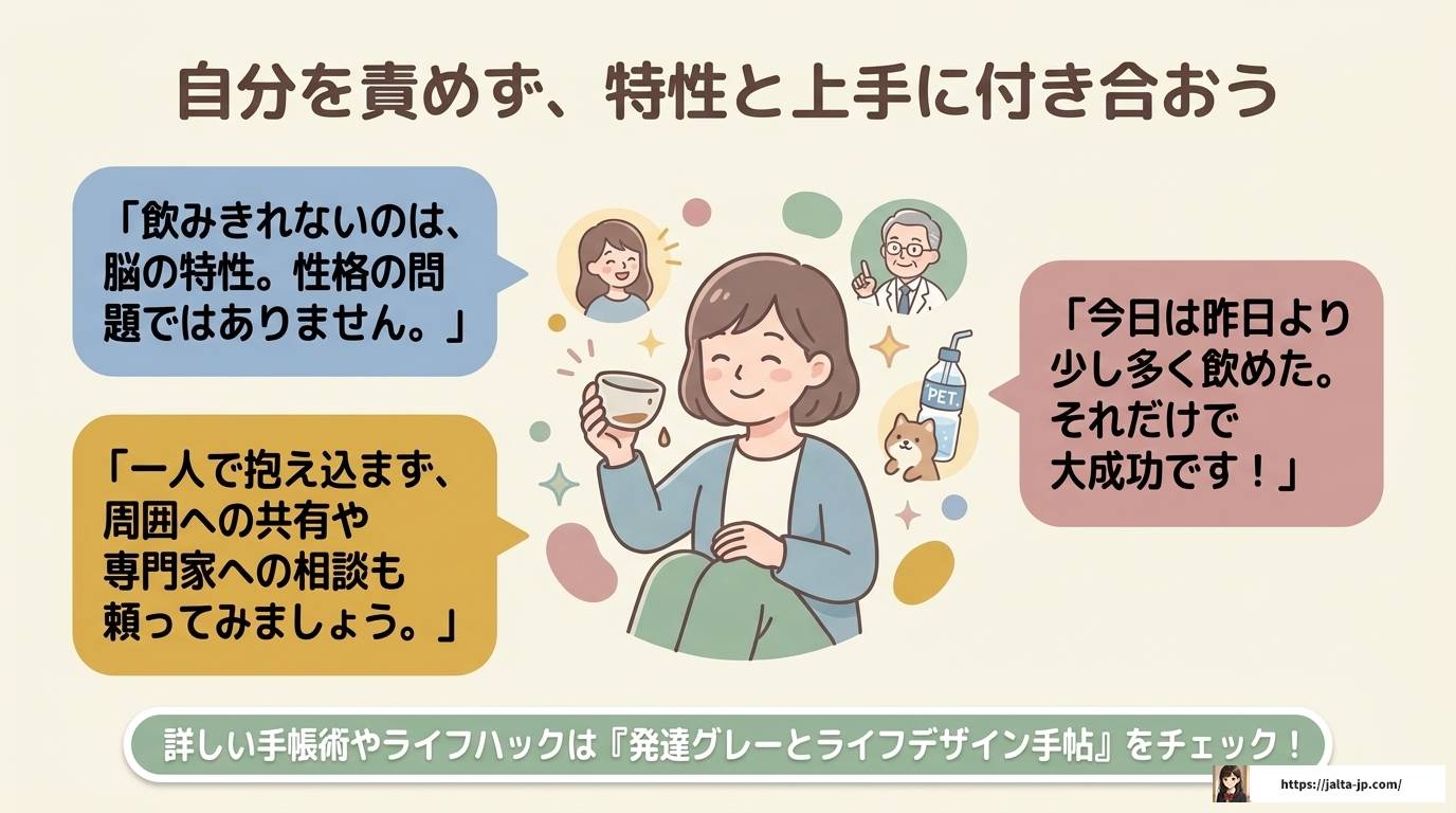 ペットボトルを少し残すのはADHDの特性？原因と対処法を解説