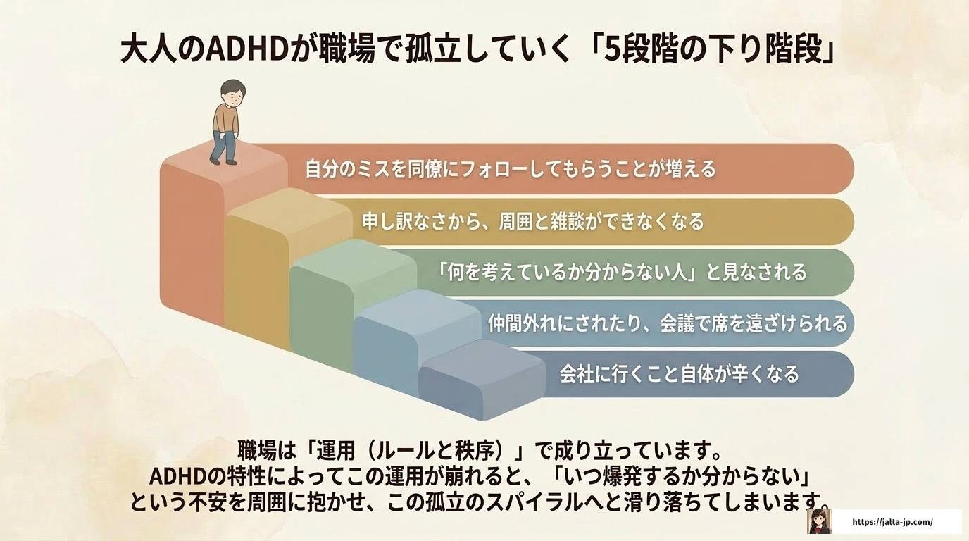 ADHDで嫌われる理由と対処法を徹底解説！改善策も