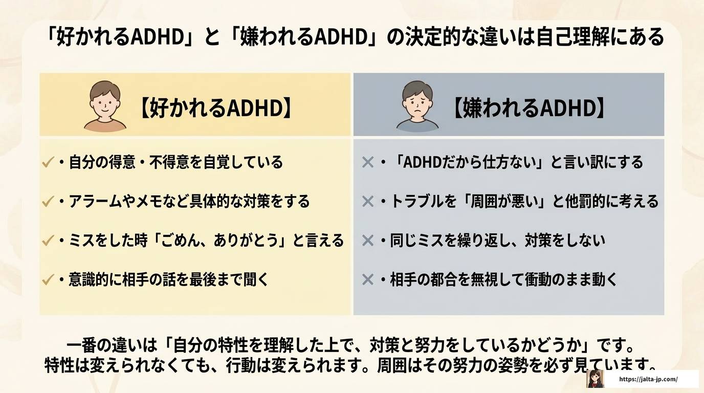 ADHDで嫌われる理由と対処法を徹底解説！改善策も
