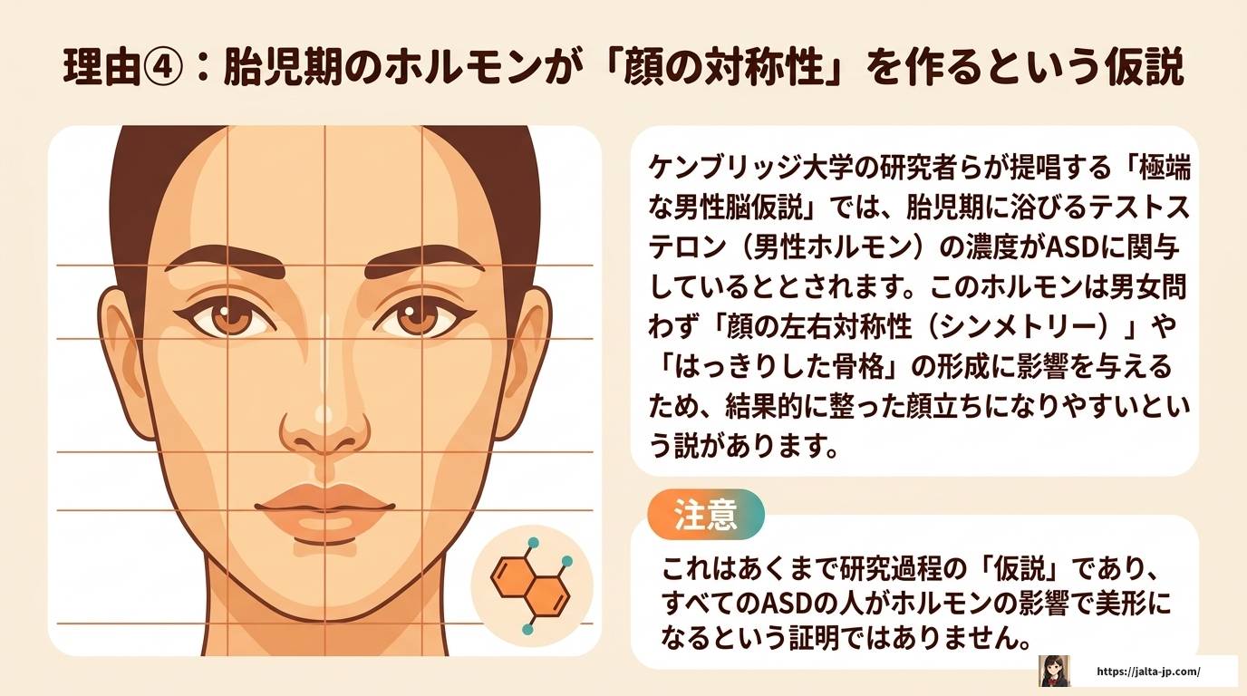 自閉症に美形が多いと言われる理由と科学的な真相を解説