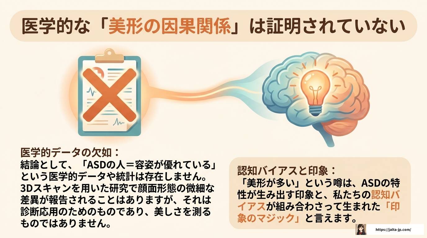 自閉症に美形が多いと言われる理由と科学的な真相を解説