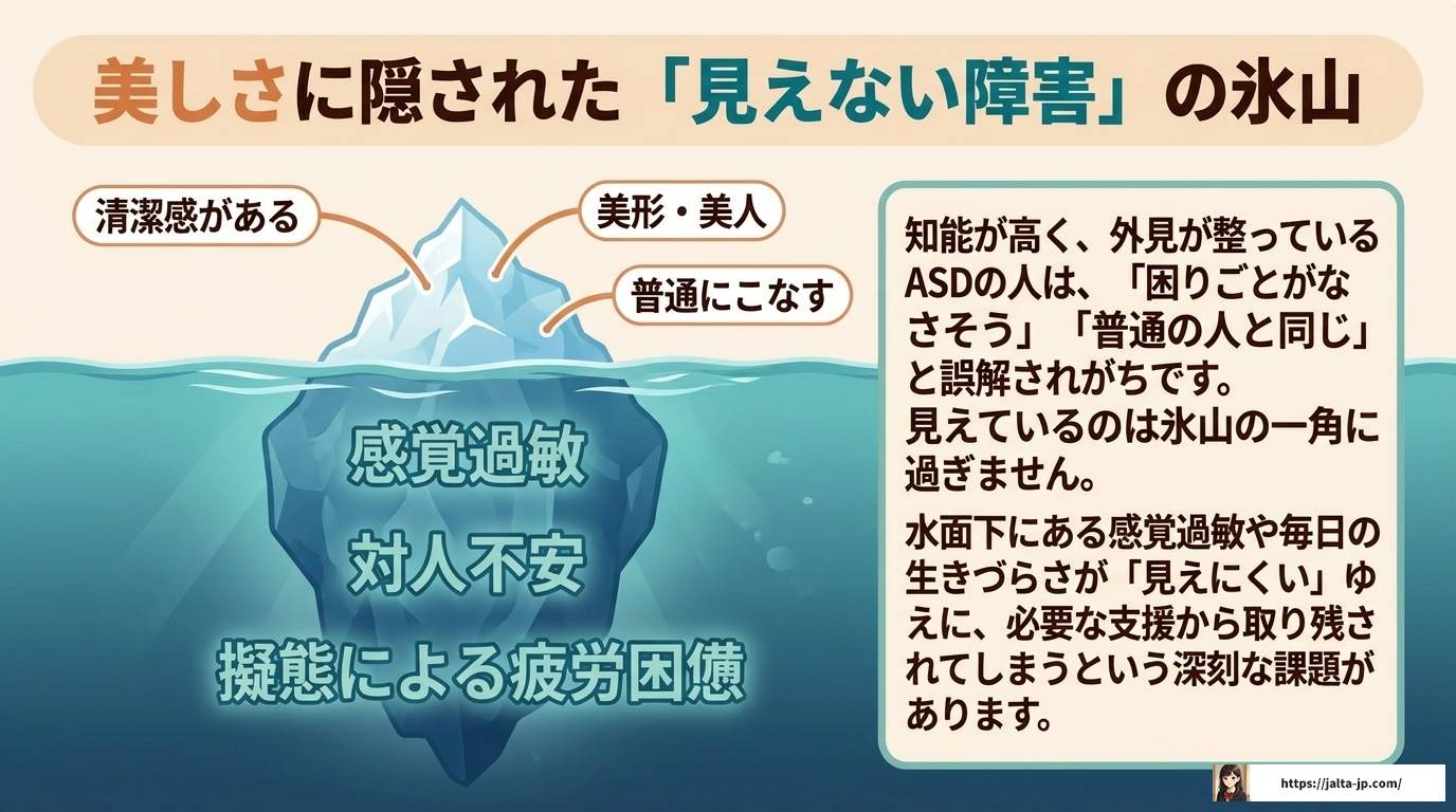 自閉症に美形が多いと言われる理由と科学的な真相を解説