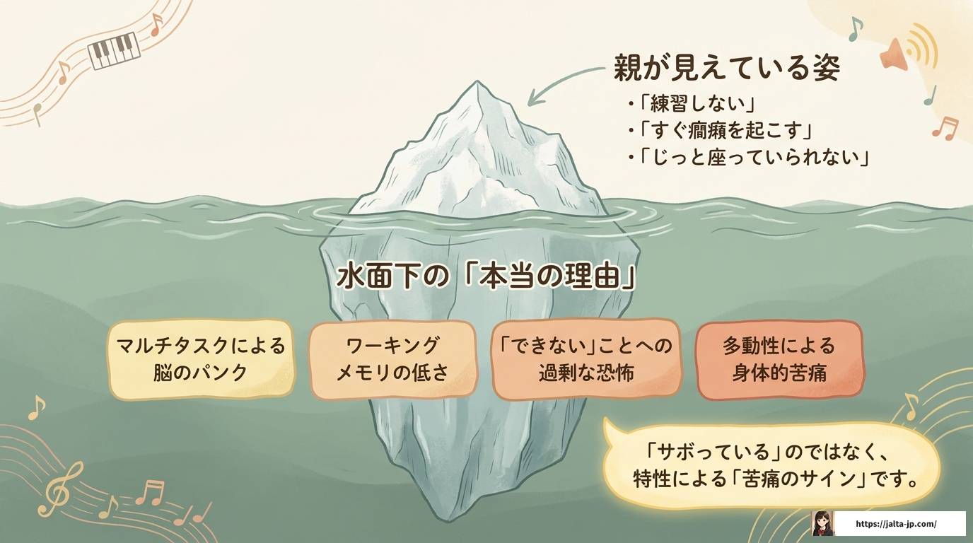 ADHDの子どもがピアノ練習しない理由と7つの解決策