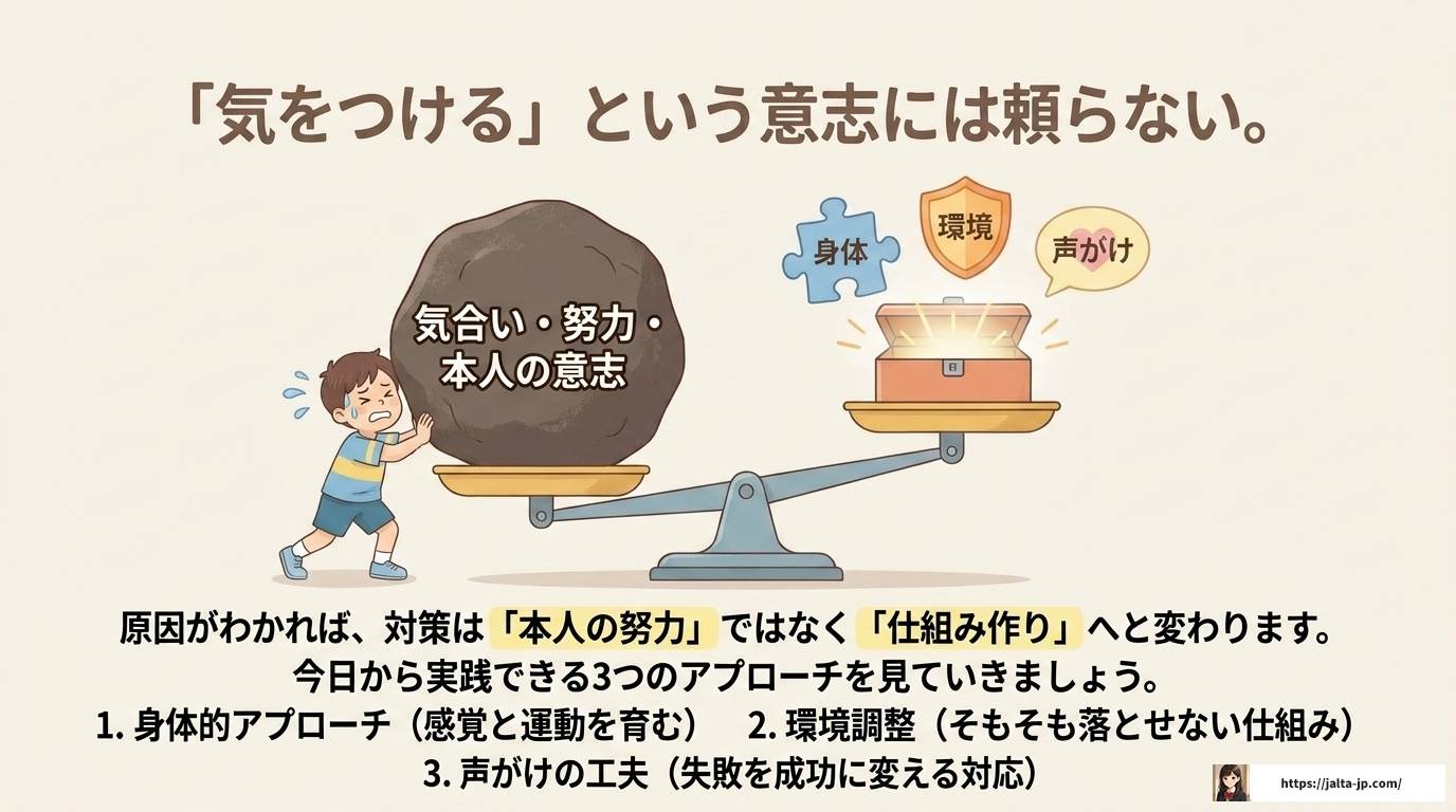 ADHDで物を落とす原因と今日からできる対策まとめ