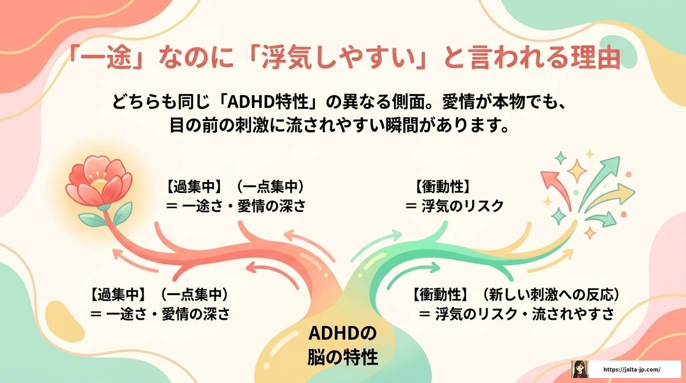 ADHD彼氏は一途になりやすい?特徴と長続きのコツを解説