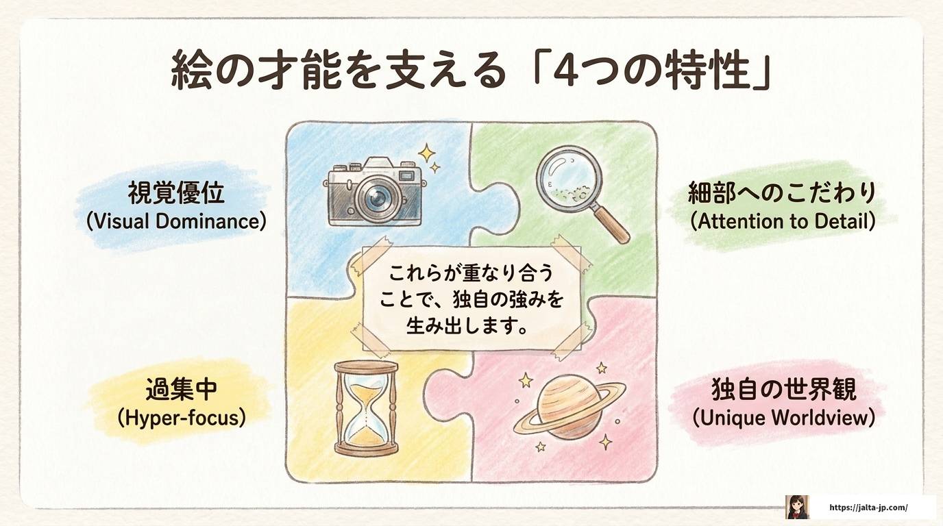 ASDは絵が上手いと言われる理由とは？才能を伸ばすコツも解説