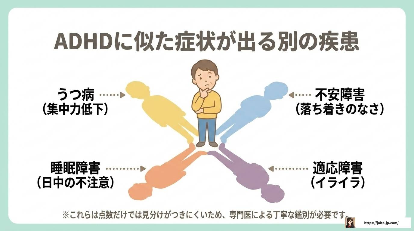 ADHD評価スケールは何点以上で疑いあり？基準と対処法を解説