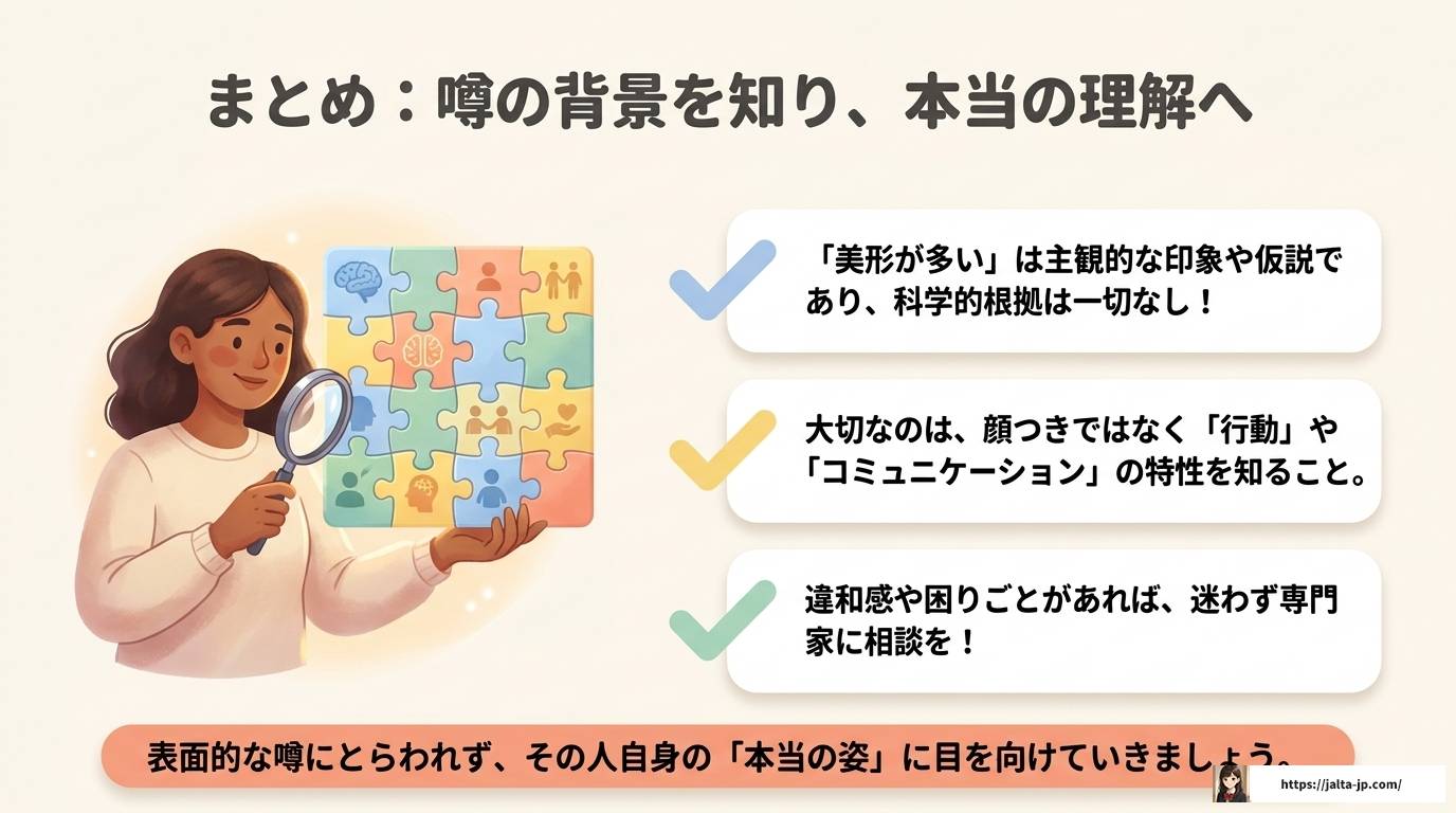 自閉症の人に美形が多いと言われる理由|噂の真相を徹底解説