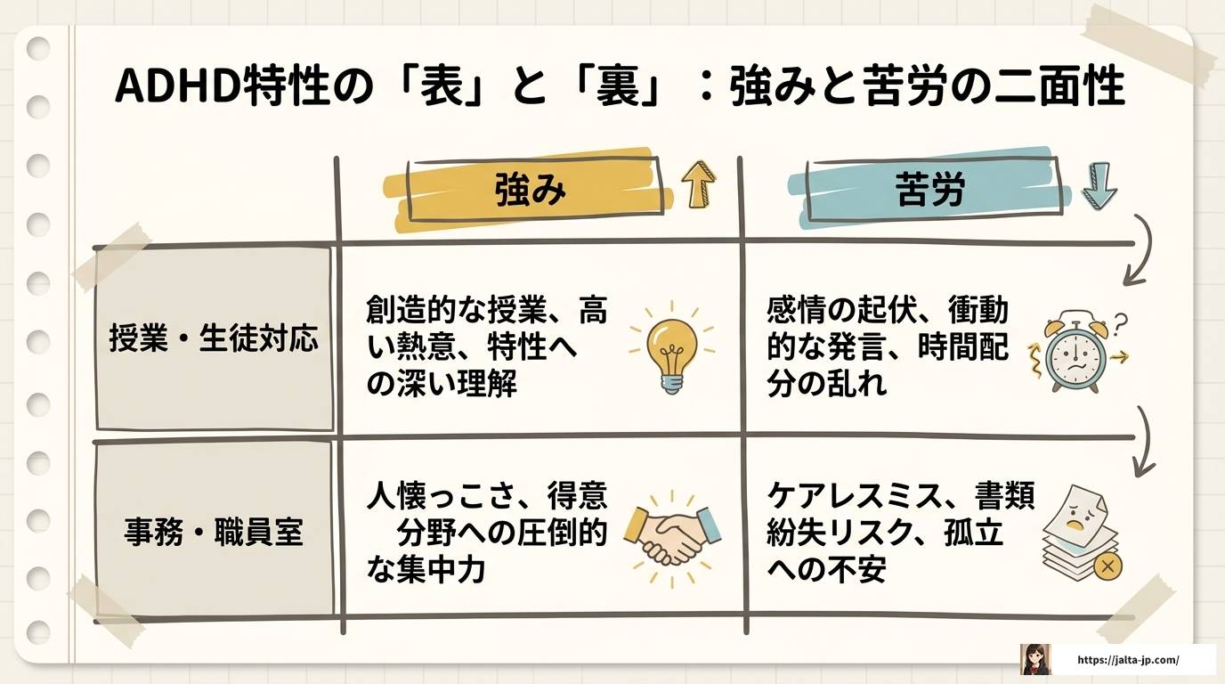 ADHD教員の特性と向き合う働き方とキャリア戦略完全ガイド