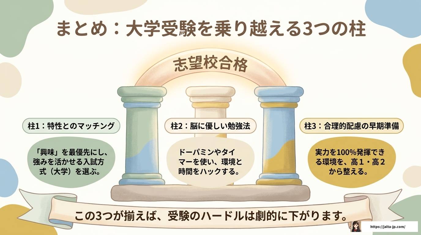 ADHDと大学受験｜特性に合った対策と合理的配慮の完全ガイド
