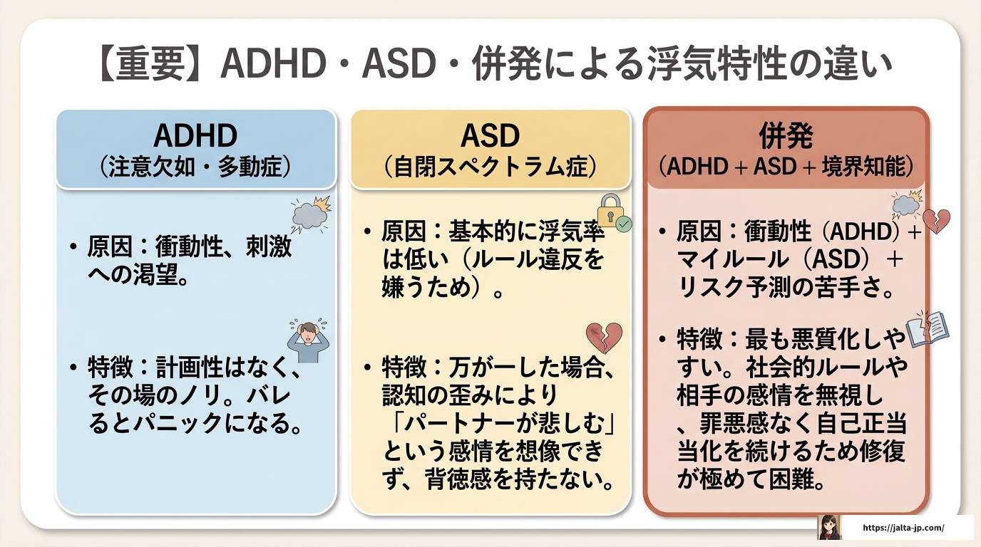 ADHDの浮気癖はなぜ起こる？原因や脳科学と対処法を解説