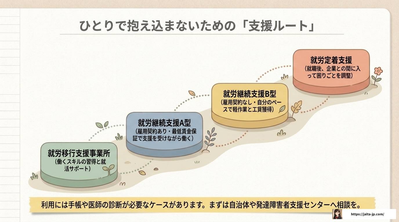 ASD自閉スペクトラム症の人におすすめバイト12選と選び方