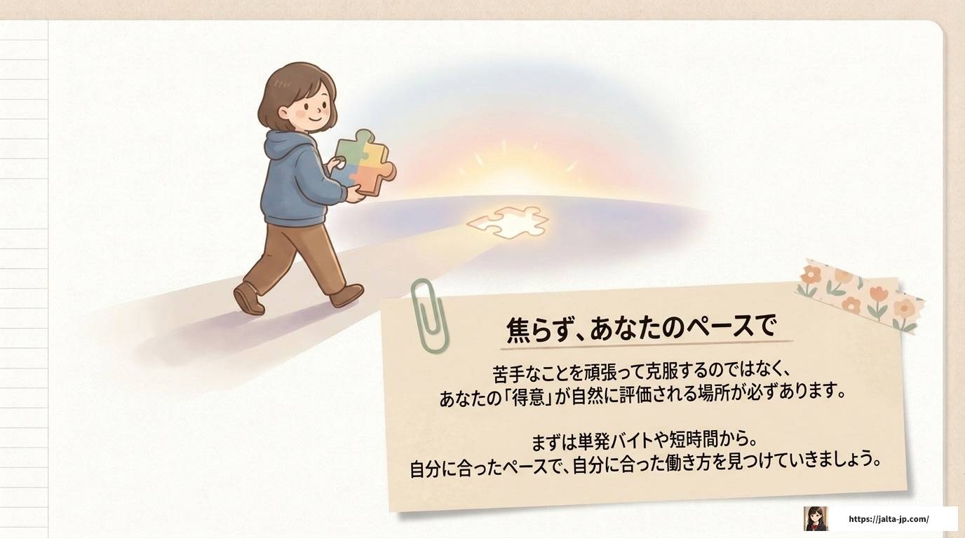 ASD自閉スペクトラム症の人におすすめバイト12選と選び方